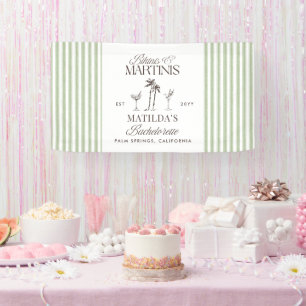 Bikinis en martinis Elegante  vrijgezellenfeest Spandoek