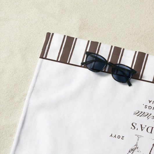 Bikinis en martinis Elegante  vrijgezellenfeest Strandlaken (In situ)