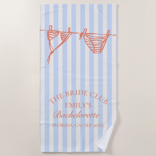 Bikinis Kust Afscheid Weekend Strandlaken (Voorkant)