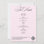 Bikini's & Martini Beach Bach Tropische Bacheloret Kaart (Achterkant)