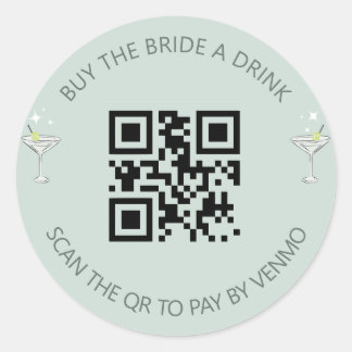 Bikinis & Martinis Bachelorette Drank Sticker