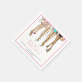 Bikinis & Martinis Bachelorette Party Weekend Servet (Hoek)