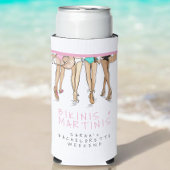 Bikini's & Martinis Bachelorette Party Weekendnaam Seltzer Blikjeskoeler