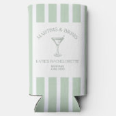 Bikini's & Martinis Bachelorette Seltzer Blikjeskoeler (Achterkant)