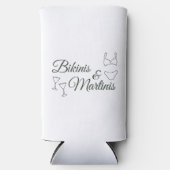 Bikinis & Martinis Bachelorette Weekend Seltzer Blikjeskoeler (Voorkant)