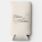 Bikinis & Martinis Bachelorette Weekend Seltzer Blikjeskoeler (Voorkant)