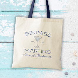Bikini's & Martinis Beach Vrijgezellenfeest Tote Bag
