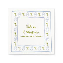 Bikini's & Martinis Blue Olive vrijgezellenfeest