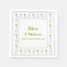 Bikini's & Martinis Blue Olive vrijgezellenfeest