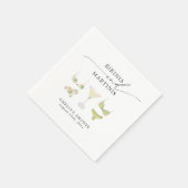 Bikinis & Martinis Bruidsfeest Borrel Bruid Servet (Hoek)