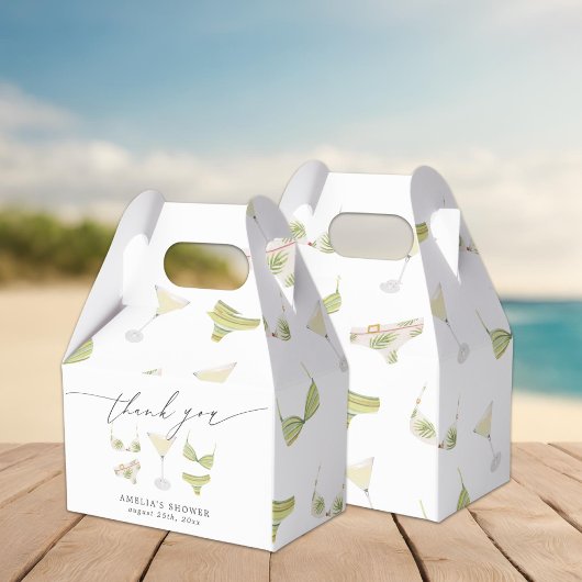 Bikinis & Martinis Bruidsfeest Borrelcadeau Bedankdoosjes