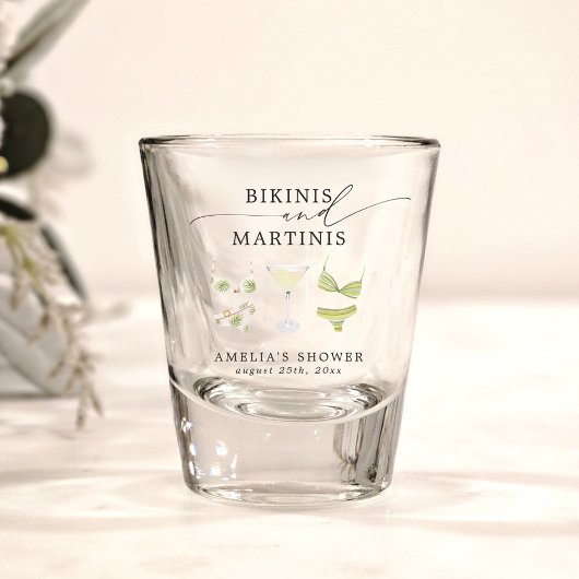 Bikinis & Martinis Bruidsfeest Jonggezellenfeest Shot Glas