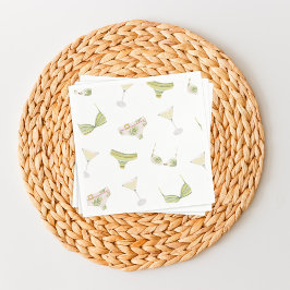 Bikinis & Martinis Bruidsmeisje Borrel Afscheid Servet