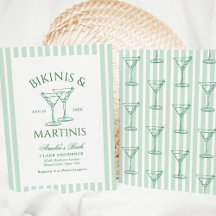 Bikini's & Martinis Groene Bachelorette