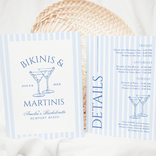 Bikinis & Martinis Groene Vrijgezellenweekend Uitn Kaart
