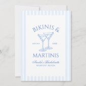 Bikinis & Martinis Groene Vrijgezellenweekend Uitn Kaart (Voorkant)