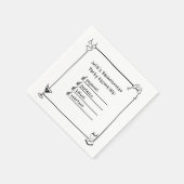 Bikini's, Martini's, Pyjama's, Prosecco Bacheloret Servet (Hoek)