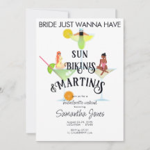 Bikini's & Martinis Tropisch zwembad Hen Bachelore