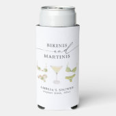 Bikini's & Martinis Vrijgezellenfeest Bachelorette Seltzer Blikjeskoeler (Seltzer Achterkant)