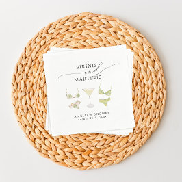 Bikini's & Martinis Vrijgezellenfeest Bachelorette Servet