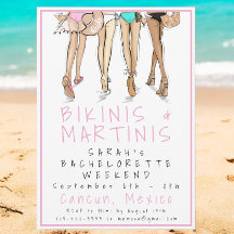 Bikini's & Martinis vrijgezellenfeest weekend