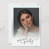 Bikinis Party Vrijgezellenfeest Bewaar de datum Kaart (Achterkant)