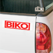 Biko Stamp Bumpersticker (Op Truck)