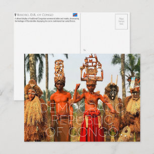 Bikoro, Democratische Republiek Congo Reis Briefkaart