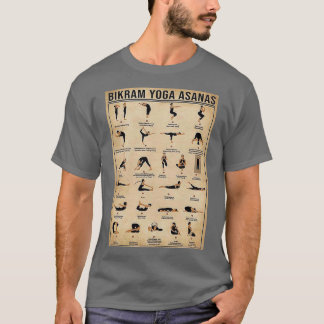 Bikram yoga asanas t-shirt
