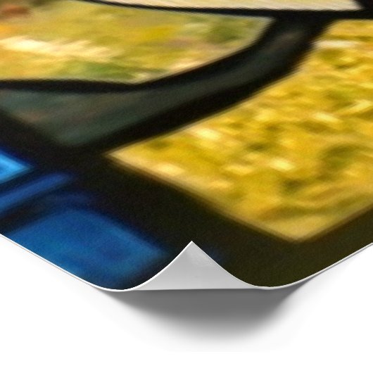 Bikram Yoga Bow Pose Dhanurasana Poster (Hoek)