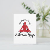 Bikram Yoga Gift Briefkaart (Staand voorkant)