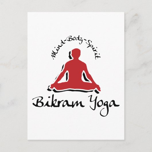 Bikram Yoga Gift Briefkaart (Voorkant)
