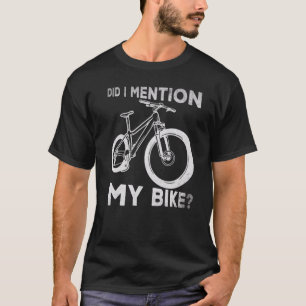 Bikrijwielfietser van Mountain Biking zei ik mijn T-shirt