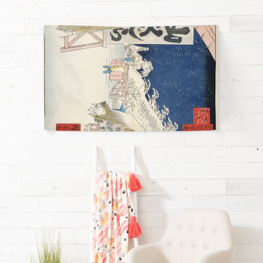 Bikuni Bridge op sneeuw Spandoek (Insitu)