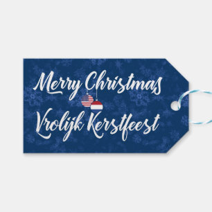 Bilateraal Nederlands-Amerikaanse cadeauLabels voo