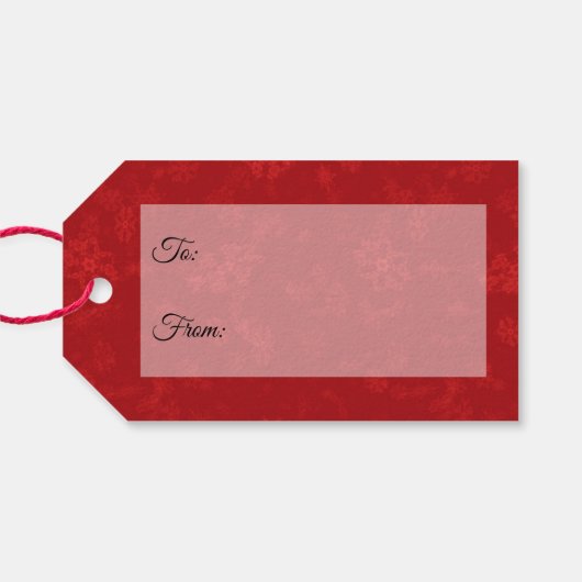 Bilateraal Noors Amerikaans cadeau voor feestdagen Cadeaulabel (Achterkant Horizontaal)