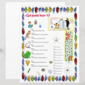 Bilaterale activiteiten voor kinderen (Voorkant / Achterkant)