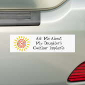 Bilaterale Bumpersticker (Op auto)