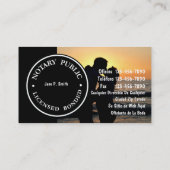 Bilaterale notionele Visitekaartjes (Achterkant)