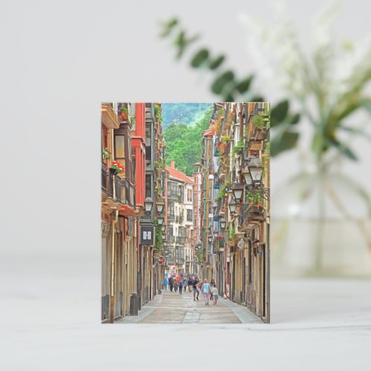  Bilbao. #15.  Briefkaart (Staand voorkant)