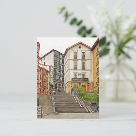 Bilbao. #18. Briefkaart (Staand voorkant)