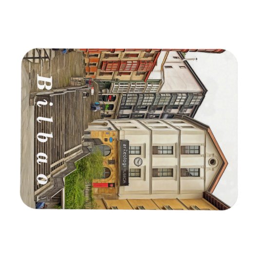 Bilbao. #18. magneet (Horizontaal)