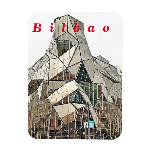 Bilbao. #28 magneet (Verticaal)