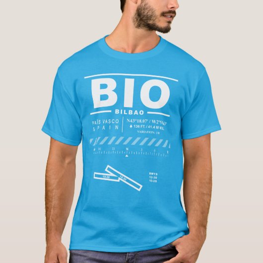 Bilbao Airport BIO T-Shirt (Voorkant)