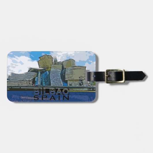 Bilbao Bagagelabel (Voorkant horizontaal)