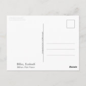 Bilbao, Baskenland (Spanje) Briefkaart (Achterkant)