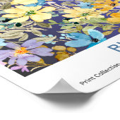 Bilbao Colorful Flower Market Poster (Hoek)