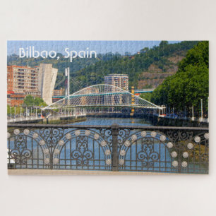 Bilbao: drie bruggen, Baskisch Spanje Legpuzzel