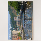 Bilbao: drie bruggen, Baskisch Spanje Legpuzzel (Verticaal)