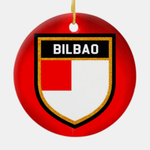 Bilbao Flag Keramisch Ornament